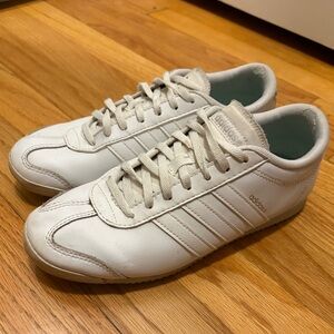 ✨ ADIDAS ✨ White Ortholite NEO Label Leather Sneakers Size 7